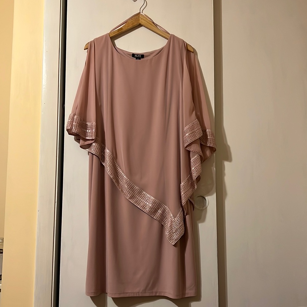 18W mauve/pink formal dress